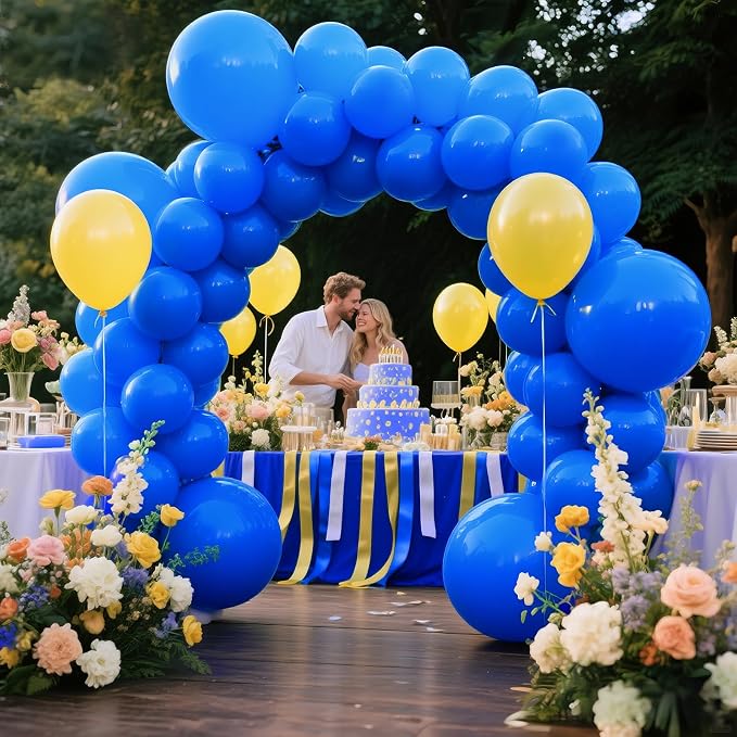 Blue Balloon Arch Kit 111Pcs 18 12 5 Inch Latex Party Balloons Garland - Image 5