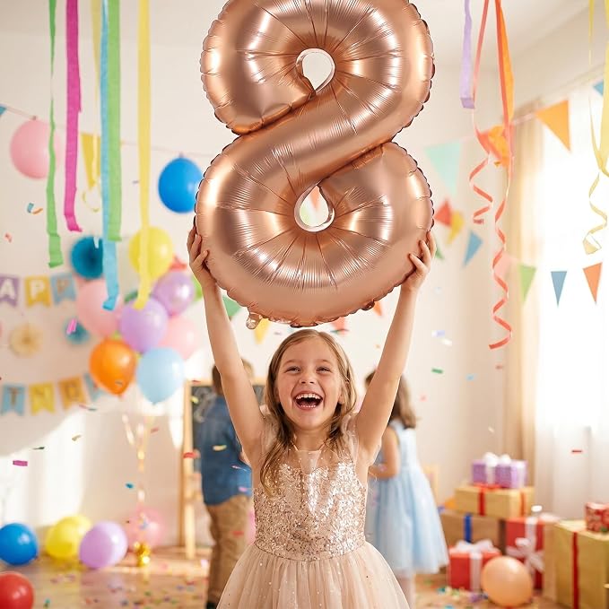 YPSelected 32 Inch Large Foil Helium Number Balloon Birthday Wedding Party 0-9 - Image 2