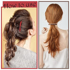 12 Pieces Hair Barrettes for Women Tortoise Shell Acetate French Skinny Clip Automatic Ponytail Barrettes for Women Fine Thin Hair Accessories(Elegant Color)