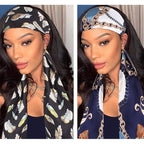XTREND Satin Edge Laying Scarf for Lace Wigs - Non-slip Hair Wrap and Wig Grip