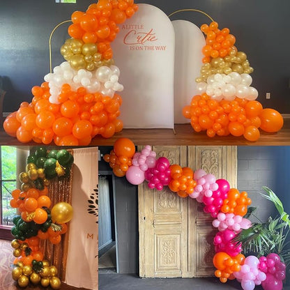 104pcs Orange Balloons Garland Arch Kit Different Sizes 18/12/10/5 Inch | - Image 4