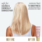 Pantene Keratin Leave-In Conditioner with Argan Oil, Protein Treatment for Dry, Damaged & Color-Treated Hair, Repairs Split Ends & Protects from Damage, Formaldehyde-Free, 8.4 Fl Oz