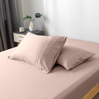 Bella Coterie | Luxury Bamboo Viscose Standard Size Pillowcase Set | 100% Organically Grown | Ultra Soft | Cooling | 2 Pcs [Dusty Rose]