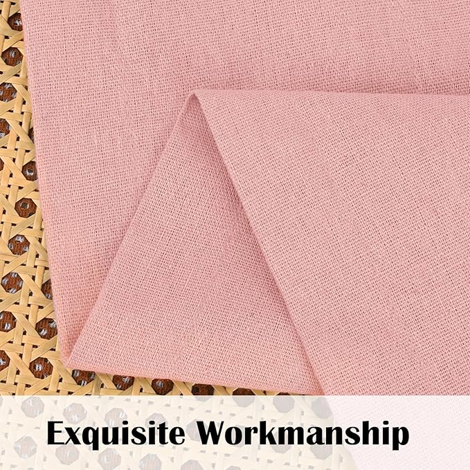 Farmhouse Cotton Linen Curtains - Image 4