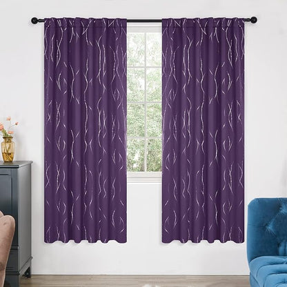 Deconovo Blackout Back Tab Curtains - Image 2