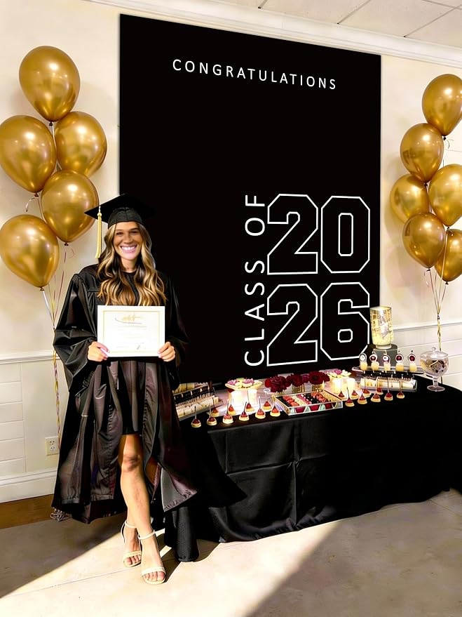 Class of 2026 Graduation Banner 5X6feet - Image 2
