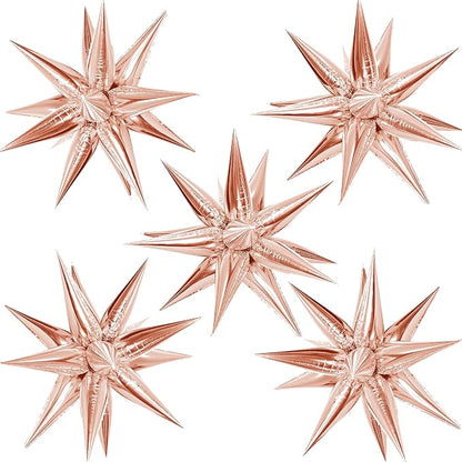 ZAKVOOR 60 Pcs Star Balloons 12 Spike Foil Explosion Party Decoration Balloons by ZAKVOOR