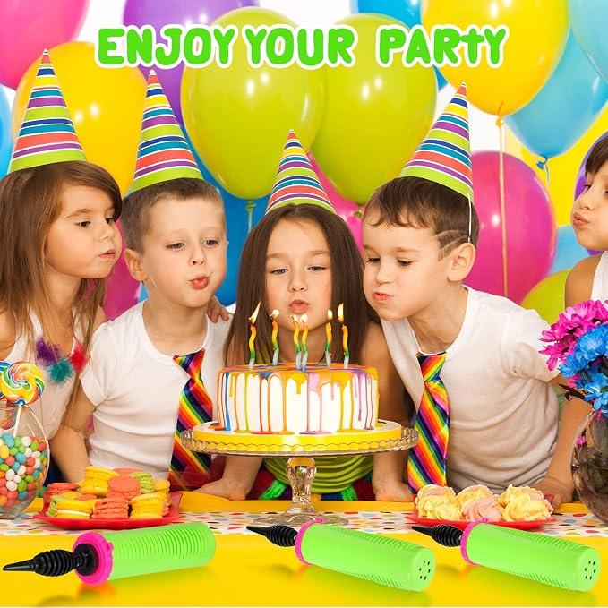 16 Pcs Handheld Balloon Air Pump Inflator Air Pump - Image 5
