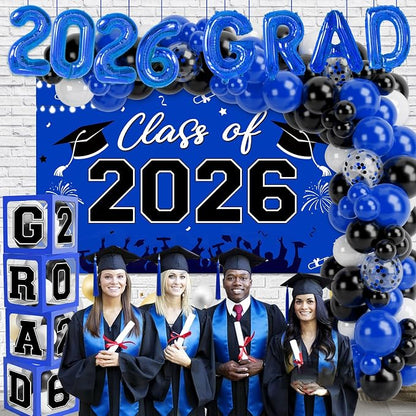 Graduation Decorations 2026, Balloon Arch Kit and Backdrop - Image 6