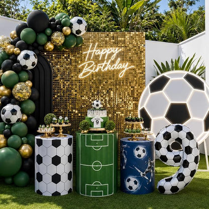 Big Soccer 9 Balloons, 9th Birthday Decorations - Image 7