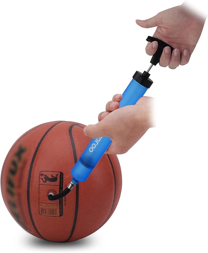 SKOLOO 10" Portable Hand Air Ball Pump Inflator Kit - Image 9