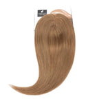 Rich Choices Hair Toppers for Women Real Human Hair 100% Human Remy Toppers NO Bangs for Women with Thinning on Top Clip in Hairpiece 4"x4.7"Lace Base 12 Inch #6 Light Brown