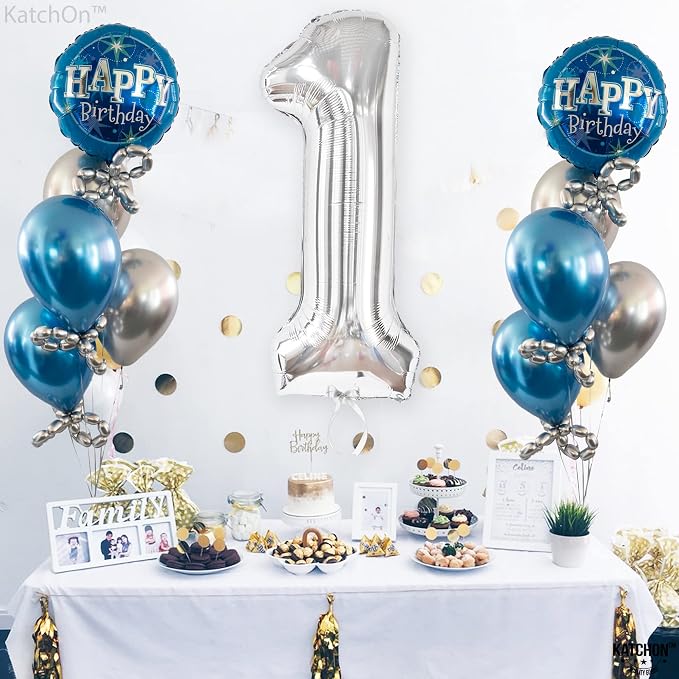 KatchOn, Happy Birthday Number Balloon | 1 Balloon - Image 6