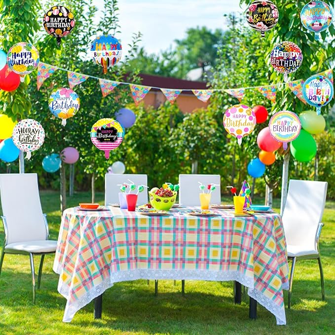 HILAVO 36PCS Happy Birthday Foil Balloons - Image 6