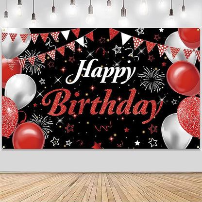 Happy Birthday Banner Decorations by MDCGFOD