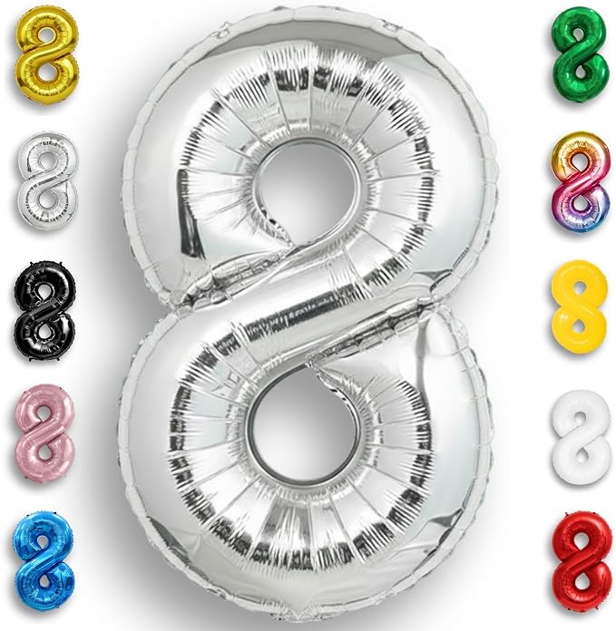 Black Number 0 to 9 Mylar Balloon 40 Inch by Unknown