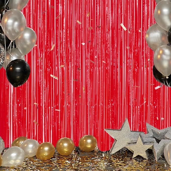 DECOCKRAT 3 Pack Foil Fringe Backdrop - Image 6