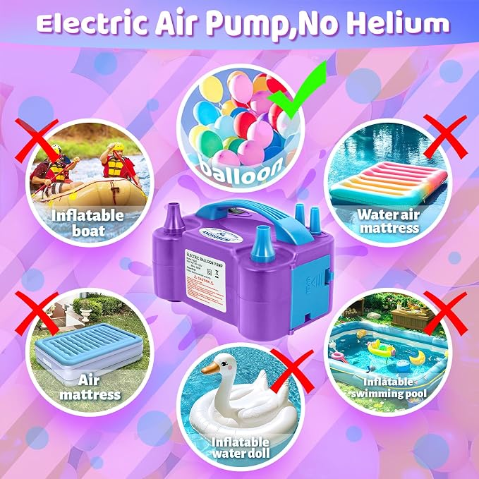 Anordsem Electric Balloon Air Pump: Polypropylene Plastic Case - Image 6