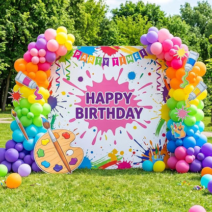 RUBFAC Rainbow Balloons, 12 Inches - Image 6