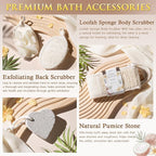 Christmas Birthday Gifts for Women, Vanilla Coconut Relaxing Spa Gift Baskets for Women Self Care Package Bath Gift Set, Home Bath and Body Kit Pampering Gifts for Womens Mom Her Friends Sister Wife