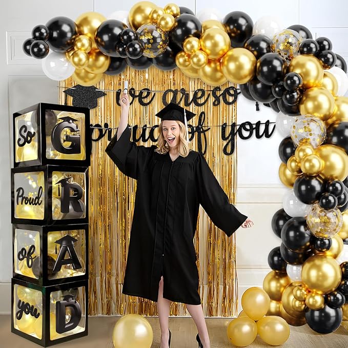 2026 Graduation Balloon Boxes Decorations, So Pround of You Decorations - Image 5