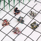 Cobahom 6Pcs 1.06 Inch Small Hair Clips Tortoise Shell Mini Jaw Clips for Thin Thick Hair, No Crease Hair Claw Clips for Women Girls (3 Green + 3 Red)