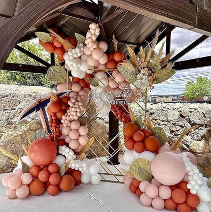 10 Inch Burnt Orange Balloons - Image 3