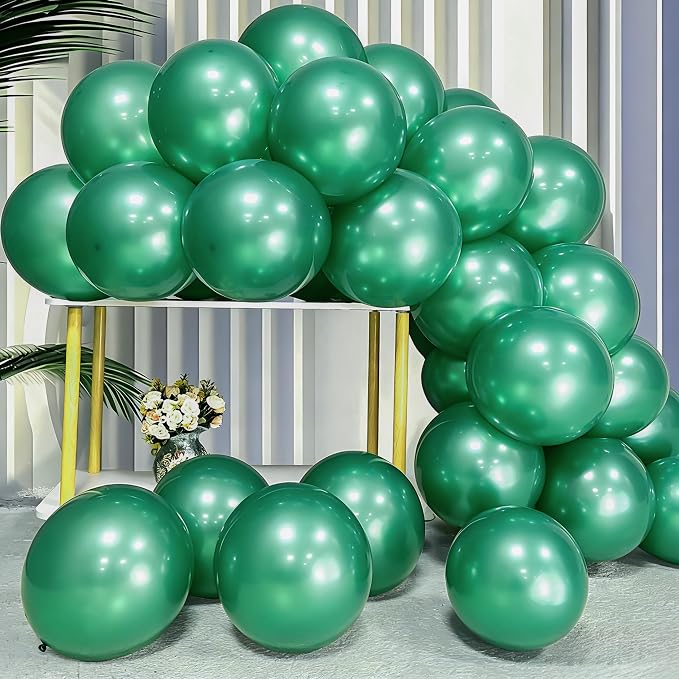 Firomi Pearl Green Balloons 12-inch 100 Pack | Latex Thicken Premium Durable by Firomi