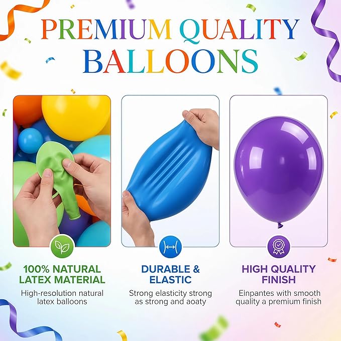 Assorted Rainbow Balloon Column Stand Kit - Image 5
