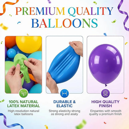 Assorted Rainbow Balloon Column Stand Kit - Image 5