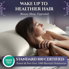 DECOLURE 100% Pure Mulberry Silk Pillow Case Queen Size – Highest Grade 30 Momme 6A+, Luxuriously Soft & Cooling Silk Pillowcase for Hair & Skin, Hypoallergenic, Breathable, Hidden Zipper (Ivory)