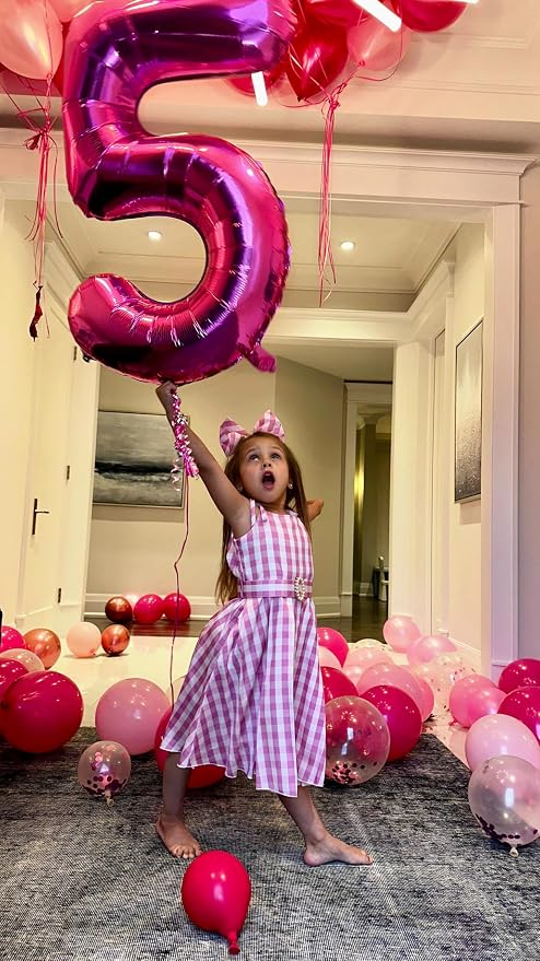 Hot Pink 50 Balloon - Image 2