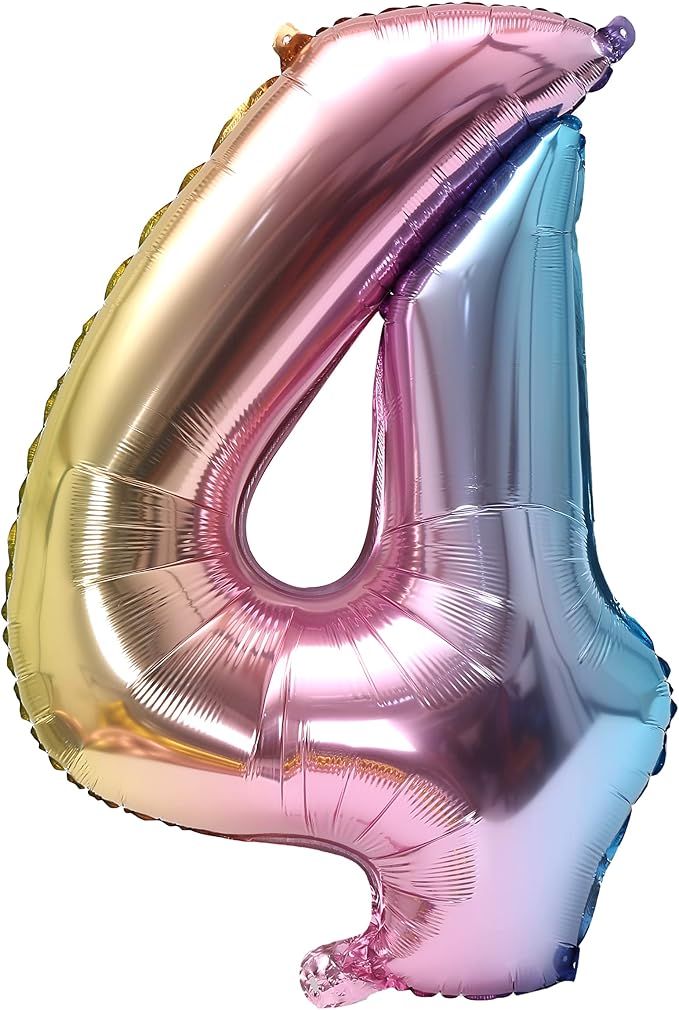 YPSelected 32 Inch Large Foil Helium Number Balloon Birthday Wedding Party 0-9 by YPSelected