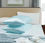 Tyfitb Satin Pillowcase Set for Hair & Skin Care – Cooling, Hypoallergenic, Anti-Frizz, Wrinkle-Free – Soft, Luxurious Pillowcases with Envelope Closure – 2-Pack, King Size 20x36, Gift-Ready