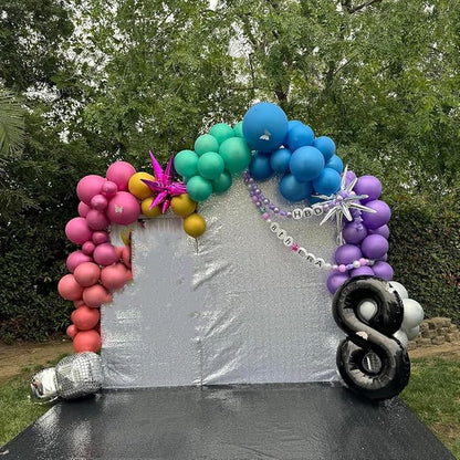 40 Inch Black Number Balloon 8, Large Number Foil Balloons Mylar - Image 4