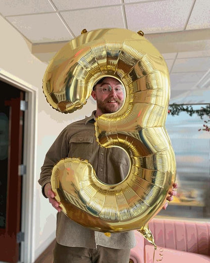23 Balloon - Champagne Gold Birthday Number Balloons, 40 Inch Decorations | - Image 9