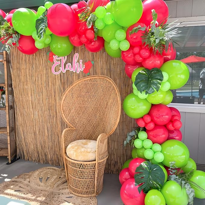 Lime Green Christmas Balloons - Image 6