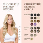GOO GOO Clip in Hair Extensions Real Human Hair, Remy Human Hair Extensions Clip ins for Women, Natural Human Hair, 14inch 120g 7Pcs, 18D/22F Dirty Blonde Highlights
