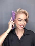 Framar Detangling Brush for Curly Hair – Hair Brushes for Women, Wet Hairbrush For Women, Hairbrushes, Purple Hair Brush Detangler, Reduces Breakage, Frizz and Static – Purple