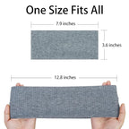 TERSE Headbands for Women Wide Non Slip Boho Head Bands Soft Elastic Thick Hairbands Fashion Workout Yoga Hair Accessories, 6 Pack