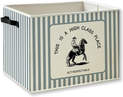 Funny Western Cowboy Storage Basket by KSDUT