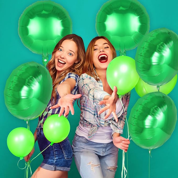 20 Pcs Round Shaped Balloons, 18 Inch Round Foil Balloon, Giant Round Mylar - Image 7