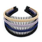 Fashion Headbands for women Girls Non-slip hair band Comfy Headband Hair Hoop Resin teeth Comb Hair Accessories (4 Colors)