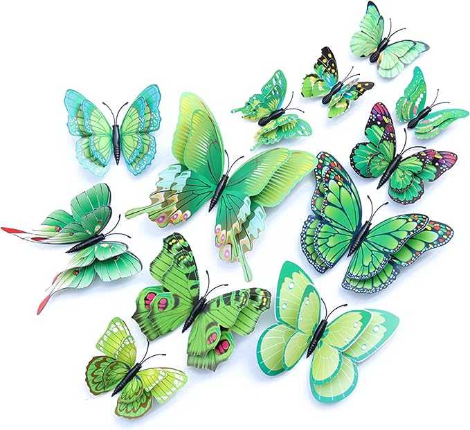 OPSEAM 3D Butterfly Wall Decor Butterfly Decorations Stickers by Opseam