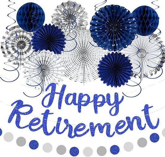 Holkcog Blue Retirement Party Decorations by Holkcog