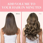 GOO GOO Clip in Hair Extensions Real Human Hair, Remy Human Hair Extensions Clip ins for Women, Natural Human Hair, 14inch 120g 7Pcs, 4D/14/5B Brunette Balayage