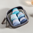 INSFIT Travel Containers for Toiletries, TSA Approved Silicone Cream Jars with Lids, BPA Free Travel Size Toiletries Leakproof Cruise Essentials for Cosmetic Cream Lotion