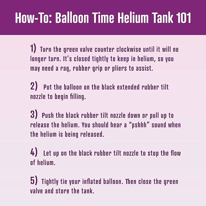 Balloon Time Disposable Helium Tank 14.9 cu.ft - Image 5