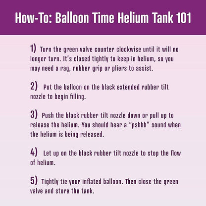 Balloon Time Disposable Helium Tank 14.9 cu.ft - Image 5