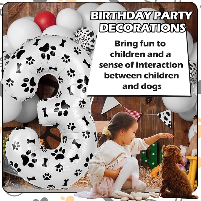40 Inch Dog Foil Birthday Balloons - Image 5